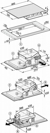 ������ ��������� ������� ���� ���� ��� KMDA 7476 FL ���� Miele 
