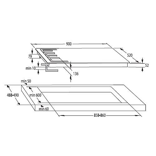������ �� ���� ������� 5 ����� ��� GCW951B Gorenje