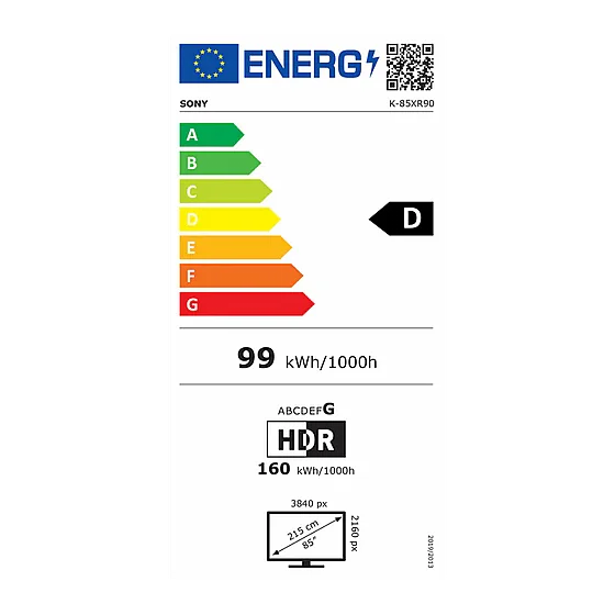 �������� SONY 85 ���� XR90 | BRAVIA 9 | ���� XR �| Mini LED | �4K Ultra HD | HDR | Google TV