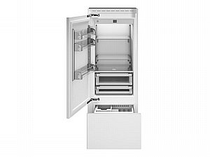 מקרר בנוי עם מקפיא תחתון מגירה 75 ס"מ, Panel Ready צירים שמאל מקרר בנוי עם מקפיא תחתון מגירה 75 ס"מ, Panel Ready צירים שמאל