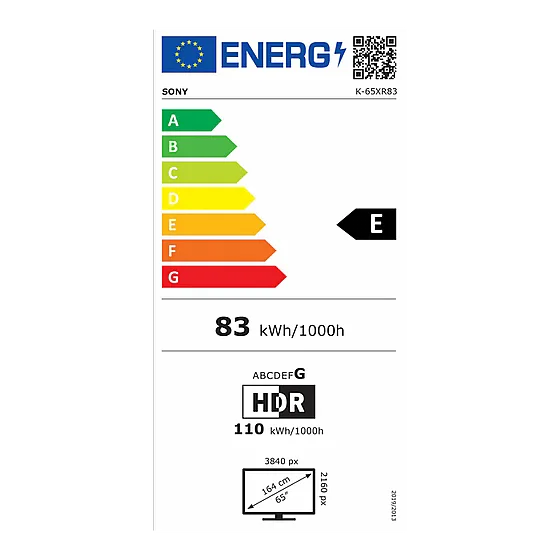 �������� SONY 65 ���� XR83 | BRAVIA 8 | ���� XR �| OLED | �4K Ultra HD | HDR | Google TV